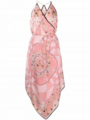 Abstrakt trykk trykt dress Pucci rosa