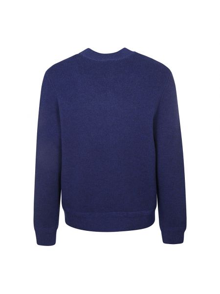 Dzianinowy sweter Isabel Marant niebieski