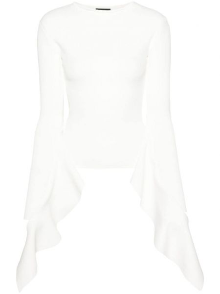 Asymmetrisk top Mugler hvid