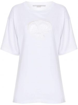 Bavlnené tričko Stella Mccartney biela
