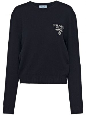 Jedwabny sweter z kaszmiru Prada
