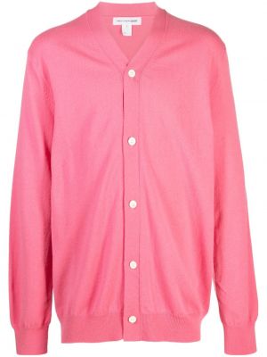 Μάλλινος ζακέτα Comme Des Garçons Shirt ροζ