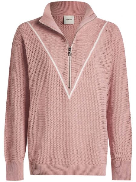 Μακρύ πουλόβερ με φερμουάρ Varley ροζ