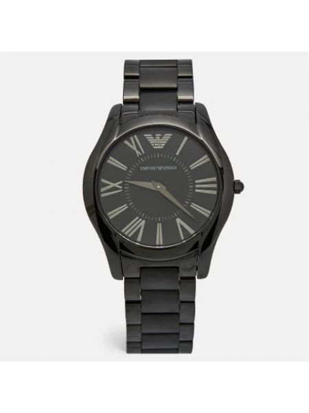 Armbanduhr Armani Pre-owned schwarz