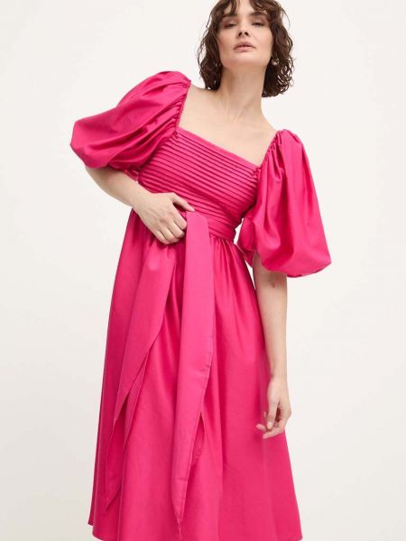 Mini haljina Answear Lab ružičasta