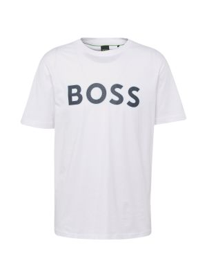 Priliehavé tričko Boss Green biela