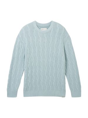 Пуловер Tom Tailor Denim синьо