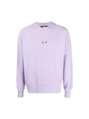 Sweter Msgm fioletowy
