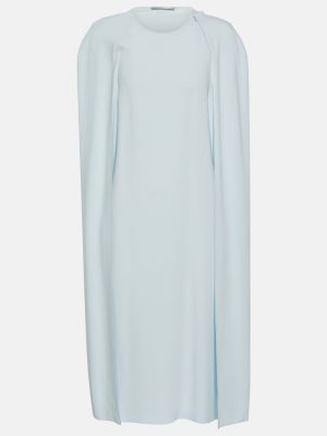 Midi šaty Stella Mccartney modrá