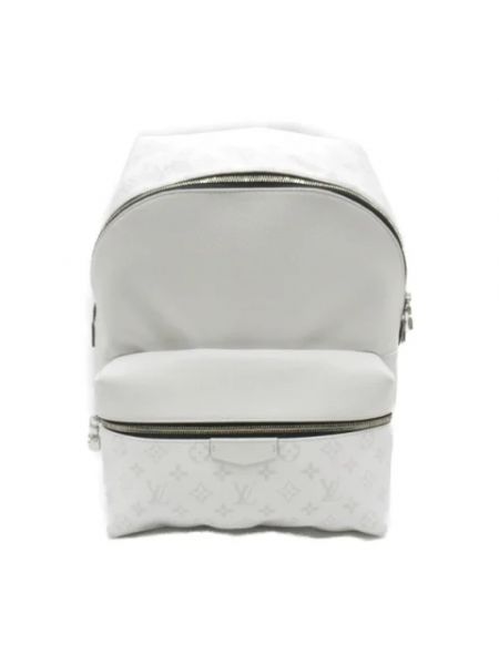 Plecak skórzany retro Louis Vuitton Vintage biały