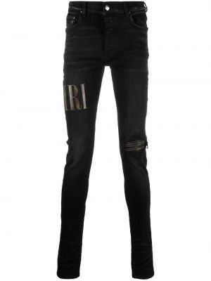 Nødlidende skinny jeans Amiri svart