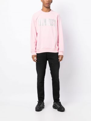 Sweatshirt mit print Stain Shade pink