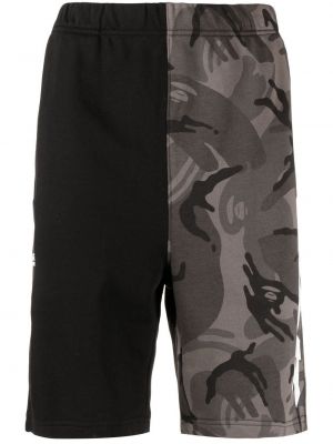Bermuda con stampa camouflage Aape By *a Bathing Ape® nero