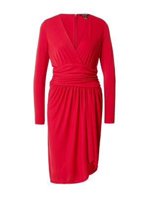 Priliehavé šaty Lauren Ralph Lauren červená