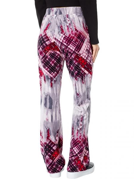 Клетчатые велюровые брюки Juicy Couture