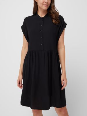 Sukienka z krepy Esprit czarna