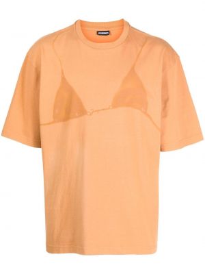 Kokvilnas t-krekls ar apdruku Jacquemus