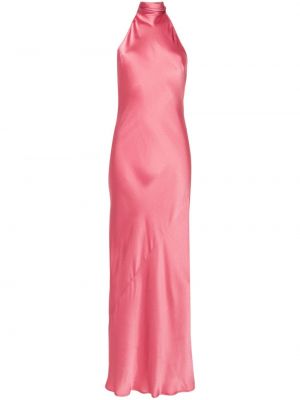 Růžové koktejlové šaty Semicouture