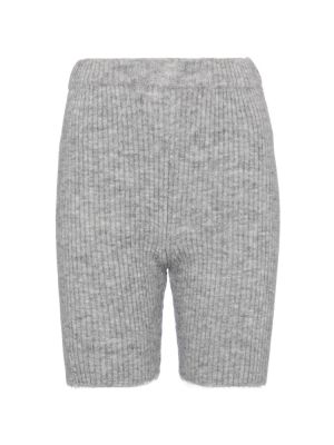 Pantalones cortos de punto Nanushka gris