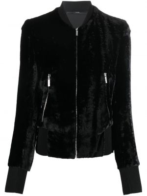 Sametová bunda Sapio černá