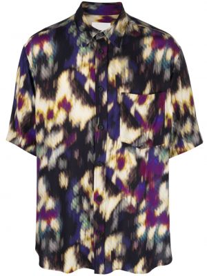 Košeľa s potlačou s abstraktným vzorom Marant