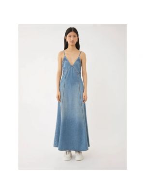 Sukienka długa Chloe niebieska