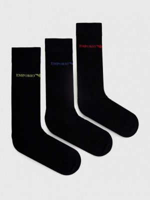 Emporio Armani Underwear zokni 3 db , férfi - Fekete