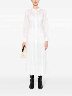 Bavlněné šaty Dorothee Schumacher bílé