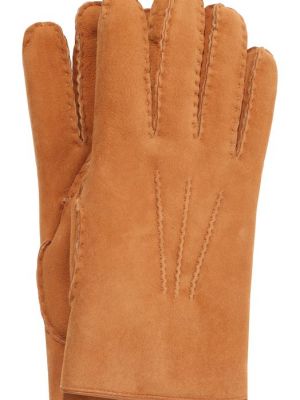 Кожаные перчатки Moorer коричневые