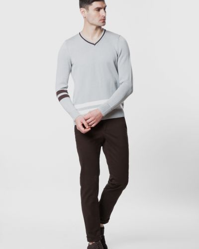 Пуловер Arber серый