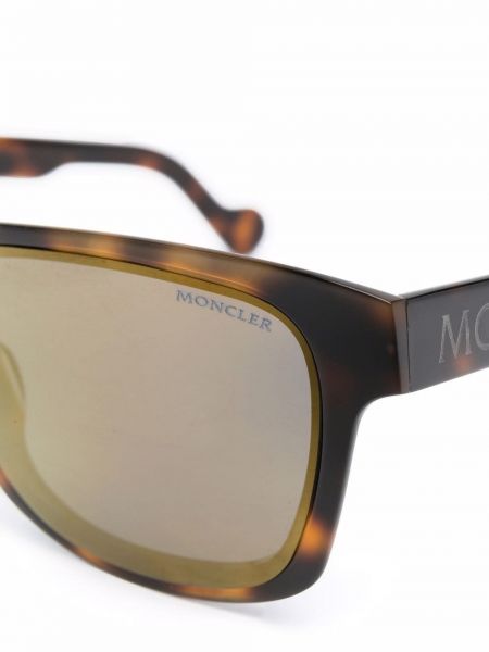 Okulary przeciwsłoneczne Moncler Eyewear brązowe