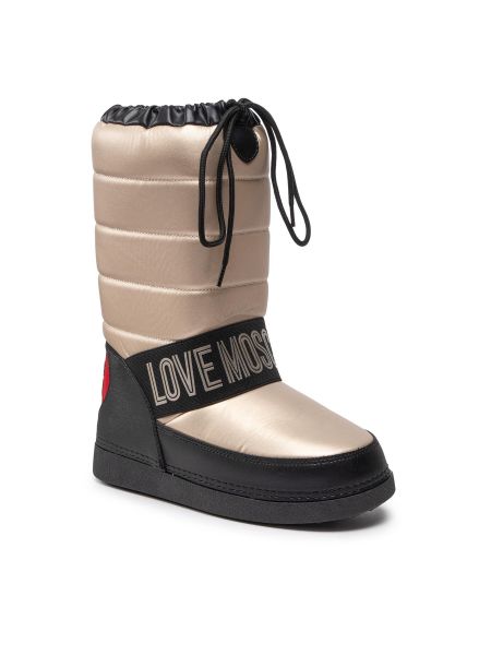 Škornji za sneg Love Moschino zlata