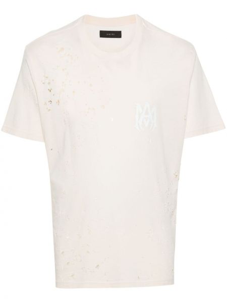 T-shirt mit print Amiri beige