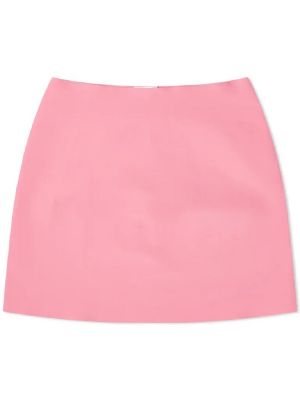 Юбка Jil Sander Compact Knit Mini розовый