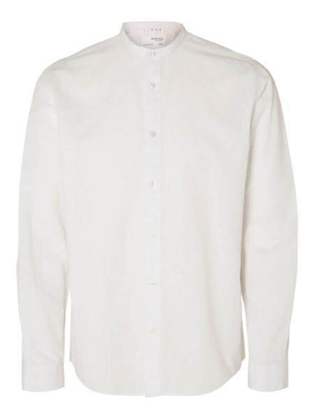 Lininė marškiniai Selected Homme balta