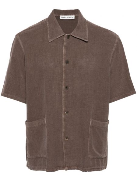 Chemise Our Legacy marron