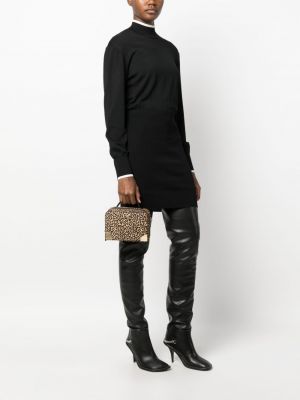 Oboustranná kožená shopper kabelka s potiskem Michael Michael Kors