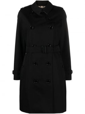 Bavlněný kabát Burberry černý