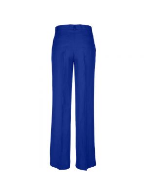 Spodnie szyfonowe Parosh niebieskie