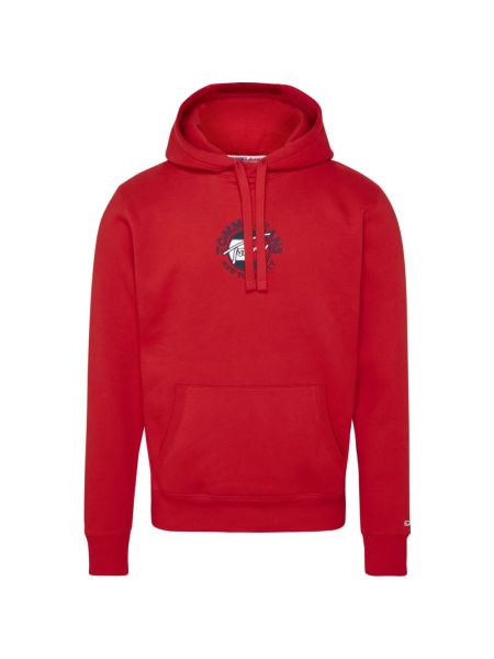 Hoodie Tommy Jeans rouge
