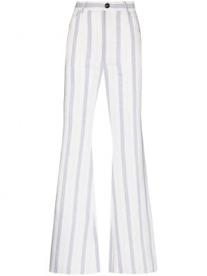 Pantalones de cintura alta Natasha Zinko blanco
