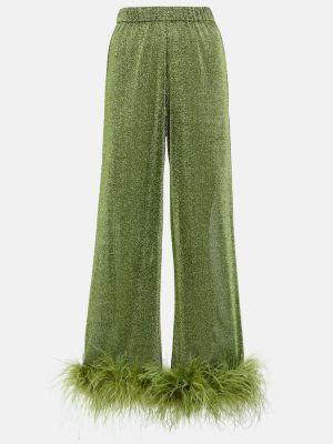 Spodnie relaxed fit Osã©ree zielone
