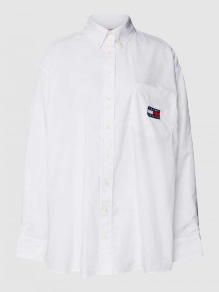 Koszula oversize Tommy Hilfiger biała