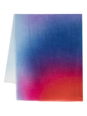 Kašmírový šál s přechodem barev Faliero Sarti modrý