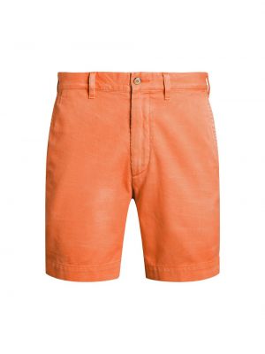 Хлопковые шорты-бермуды Polo Ralph Lauren, коралловый
