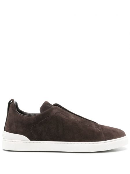 Ruskind sneakers Zegna brun