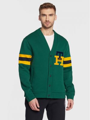 Relaxed жилетка Tommy Hilfiger зелено
