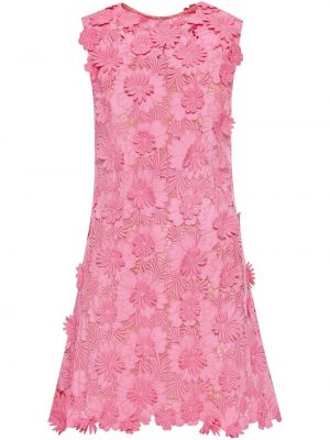 Платье мини Oscar De La Renta, розовое