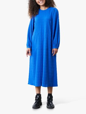 Вельветовый платье миди Lollys Laundry синий