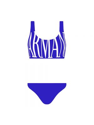 Bikini Emporio Armani blau